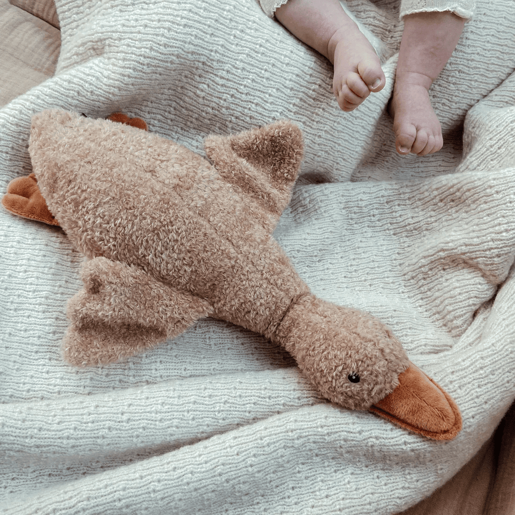 Liva Goose Heartbeat Comforter - Brown