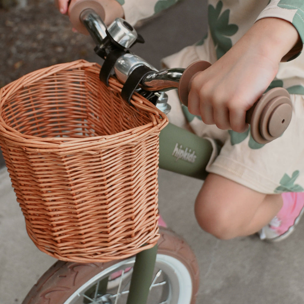 2 in 1 Steel Trike/Balance Bike (incl. wicker basket)