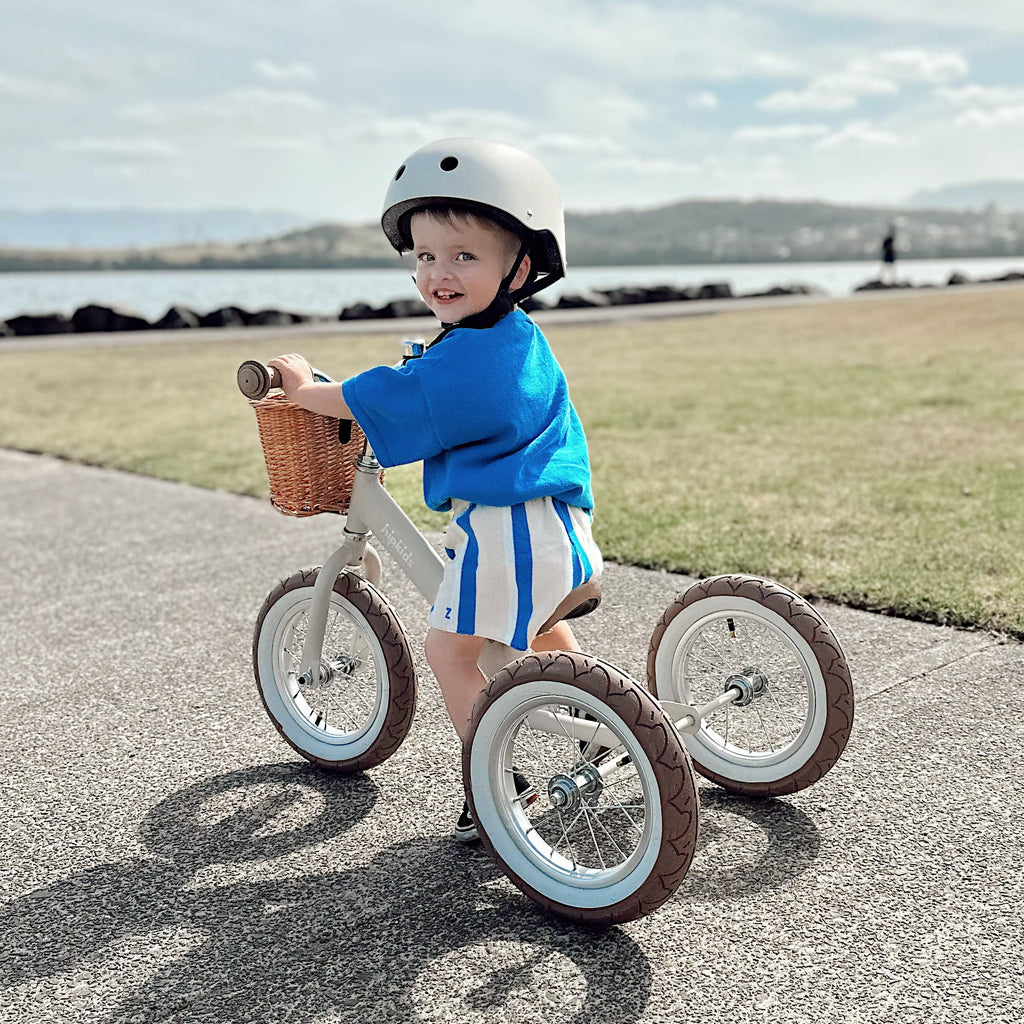 2 in 1 Steel Trike/Balance Bike (incl. wicker basket)