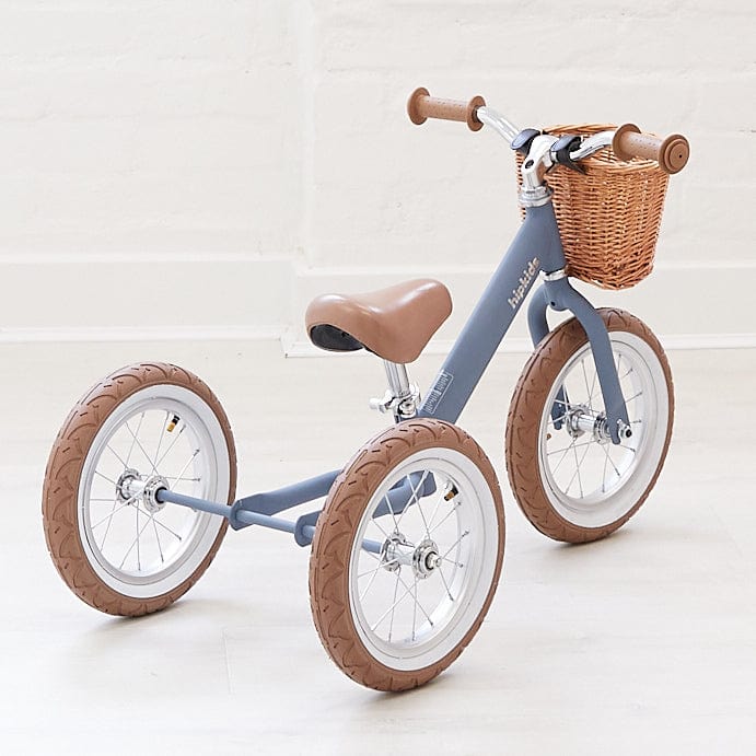 2 in 1 Steel Trike/Balance Bike (incl. wicker basket)