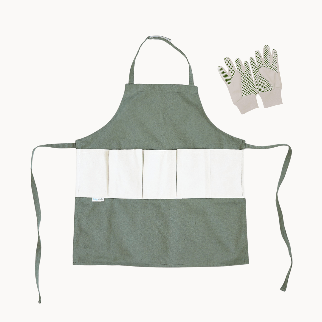 Garden Apron & Glove Set