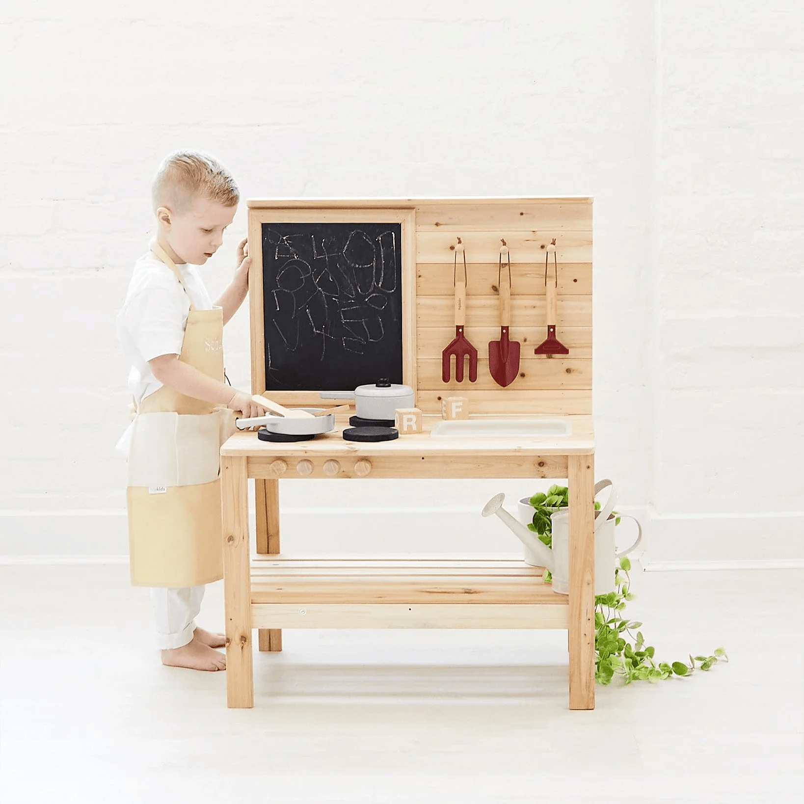 Garden Apron & Glove Set