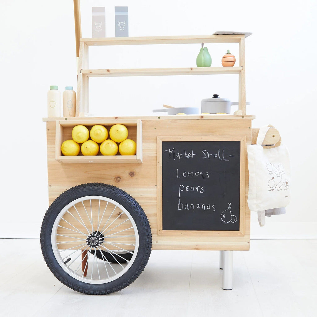 Outdoor Mud Kitchen Cart with Umbrella - Preorder