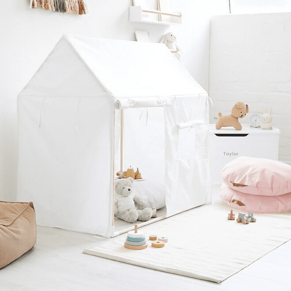 Playhouse Tent with 2pcs Boucle Cushions Bundle
