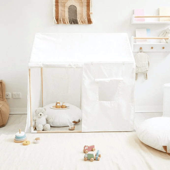 Playhouse Tent with 2pcs Boucle Cushions Bundle