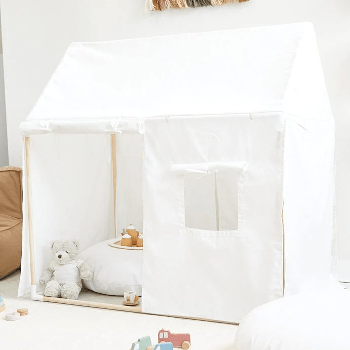 Playhouse Tent with 2pcs Boucle Cushions Bundle