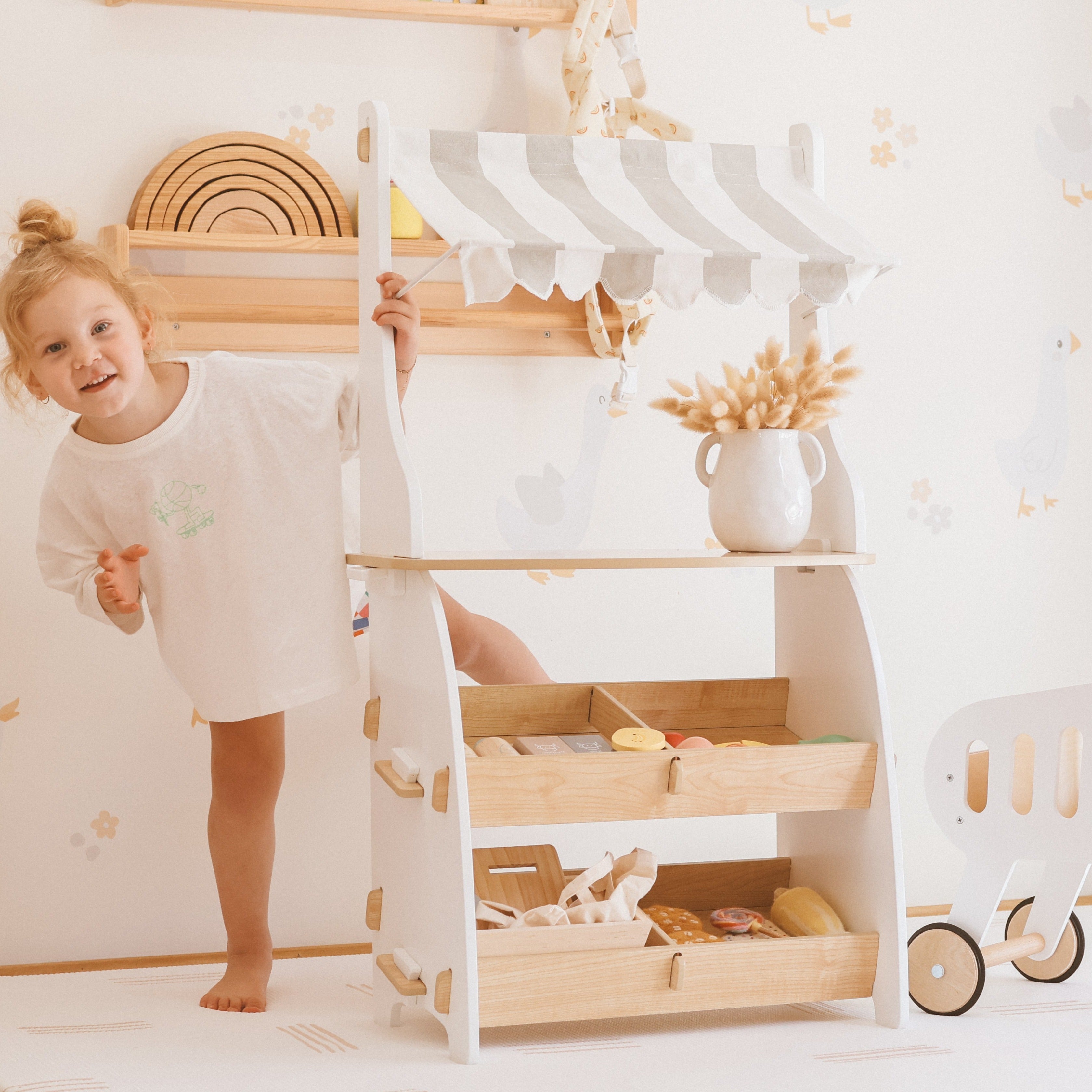 Toy Grocer Stand