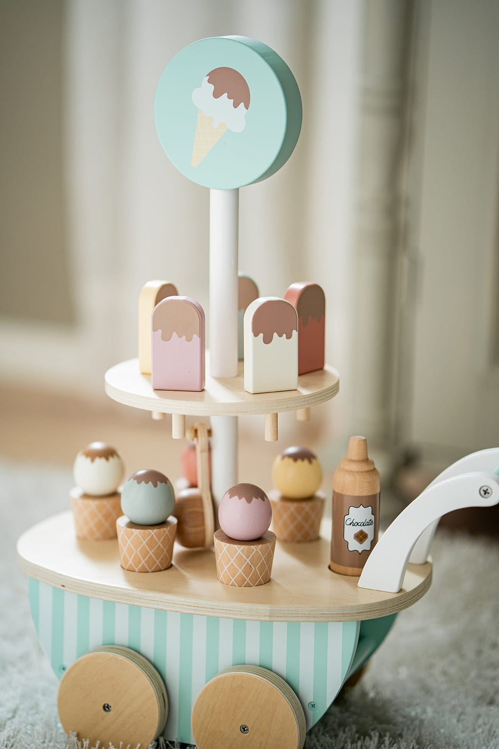 Ice Cream Trolley Stripes