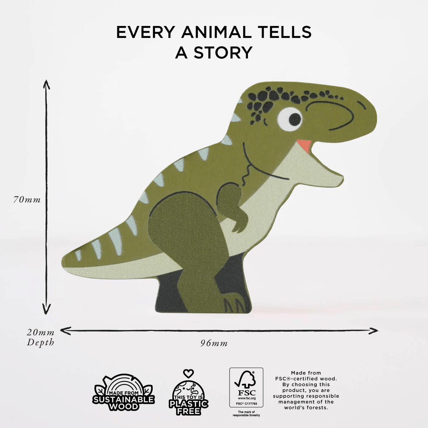 Jurassic Stacking Dinosaurs & Bag