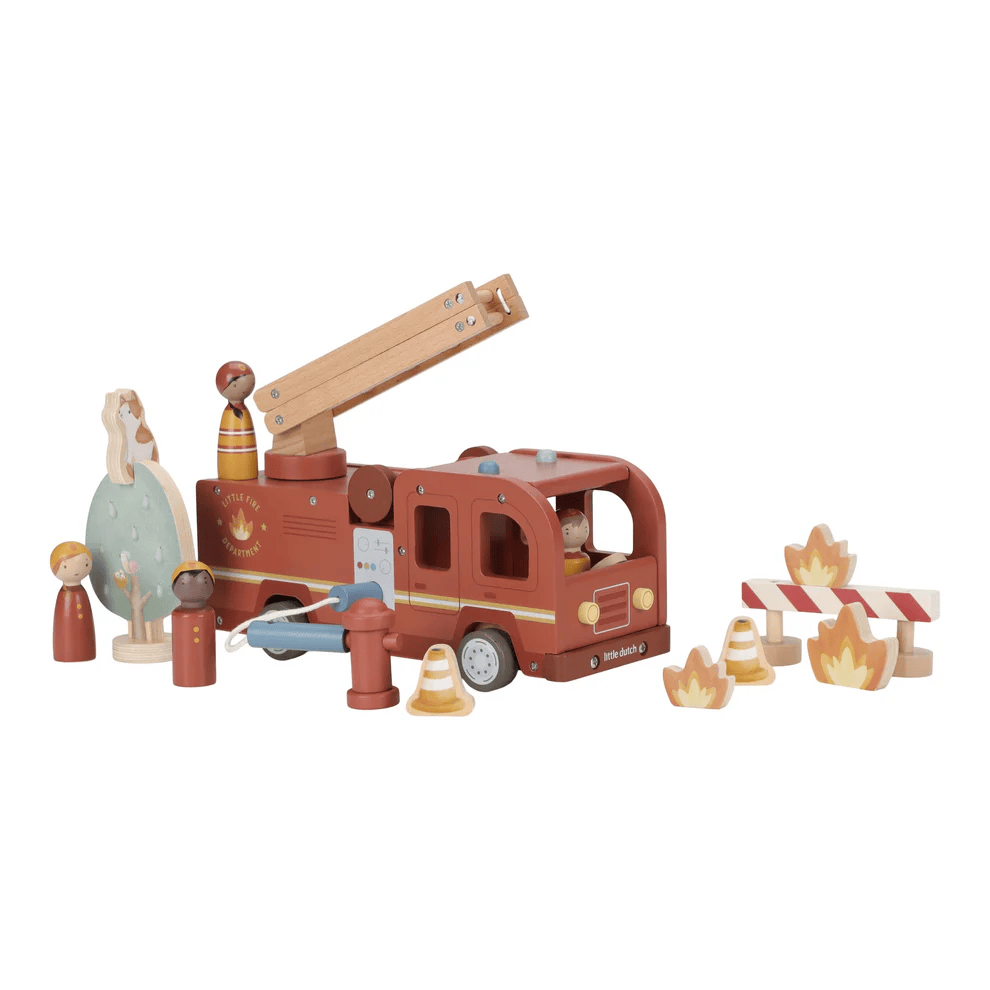 Firetruck w/ Peg Dolls