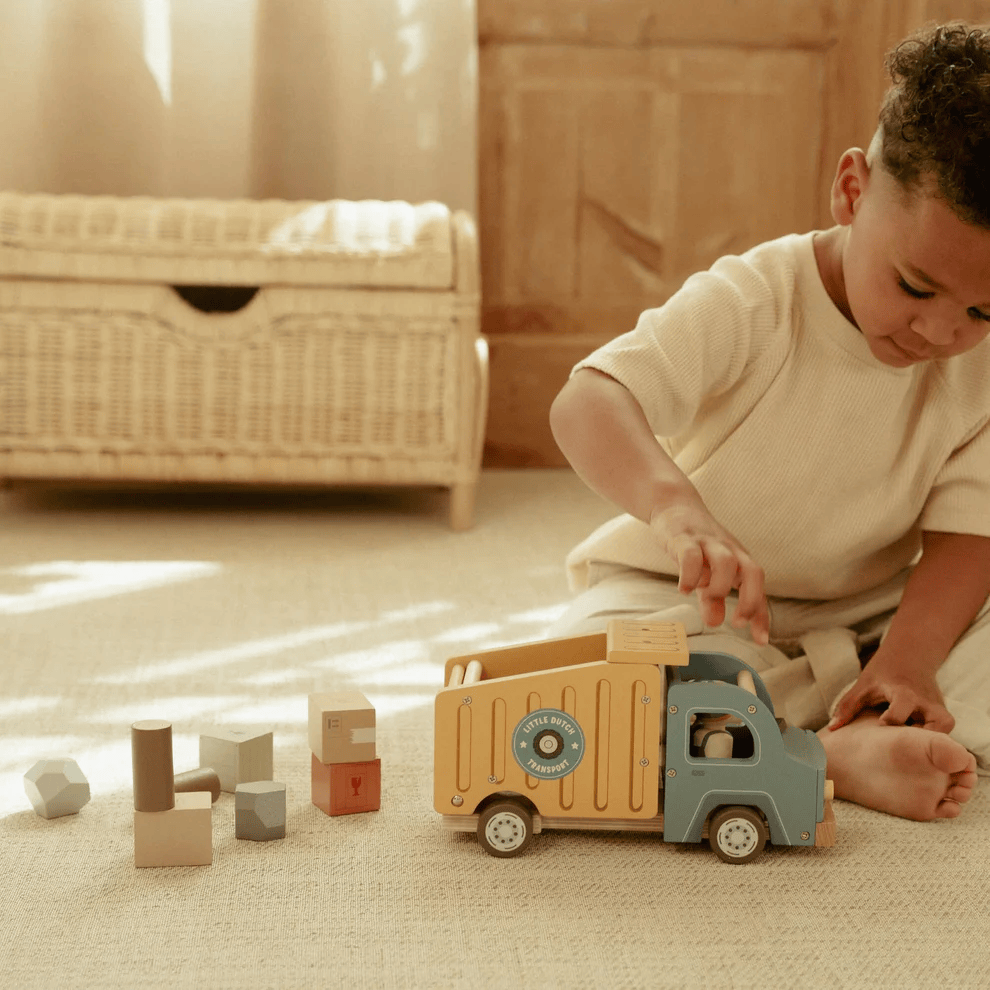 Garbage Truck w/ Peg Dolls