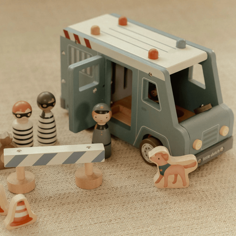 Police Car w/ Peg Doll