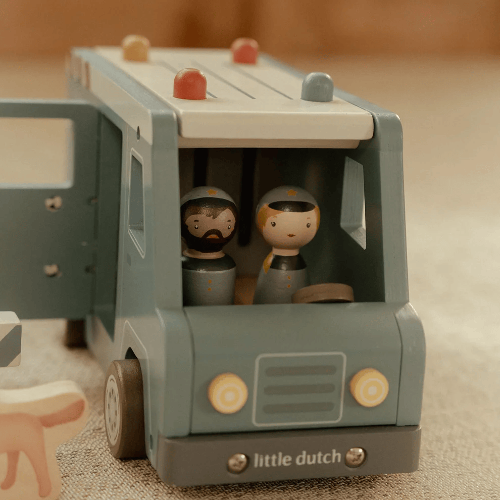 Police Car w/ Peg Doll