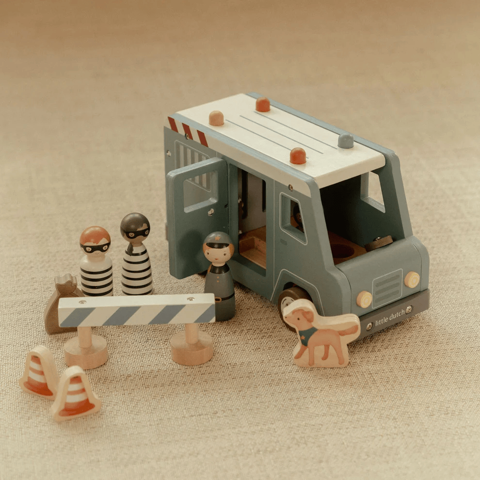 Police Car w/ Peg Doll